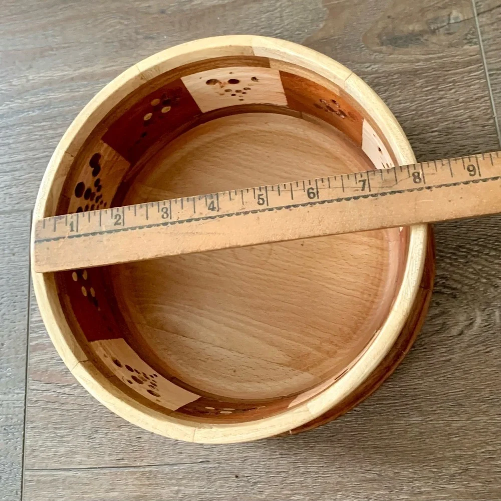 Vintage Wooden Bowl